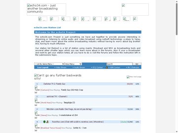 Screenshot of echo34.com in 2004